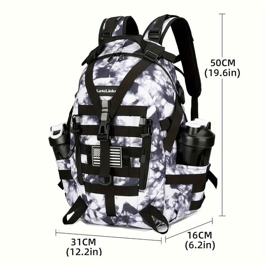 [Hiking Backpack] 35L Hiking Backpack Daily Use Backpack Fitness Backpack Cycling Backpack Daypack Travel Sports for Camping Hiking Outdoor Sports for Birthdays Gift