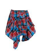 Plus Size - Plus Size - 4-Pack Plus Size Pleated Plaid Skirt | Women High Waist A-Line Elastic Waist Midi Skirt Casual Vintage Checkered Skirt With Slight Stretch Fabric