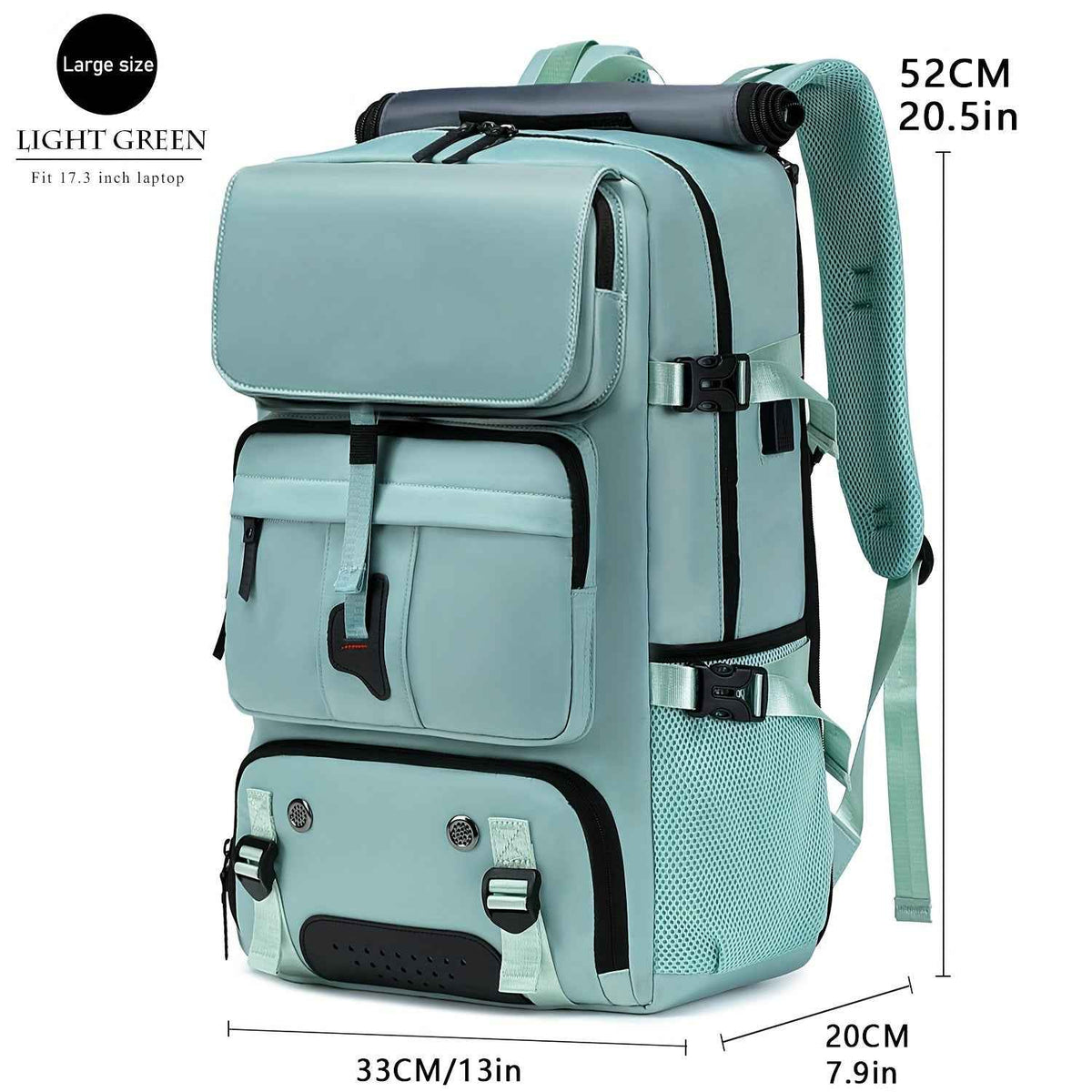 One Large Capacity Laptop Backpack, Designed for Both Men And Women, Featuring a Multifunctional Travel Design with a Compartment for Shoes, Ideal for Business Trips, Travel, College, Holiday Travel, Party Gifts, School Use