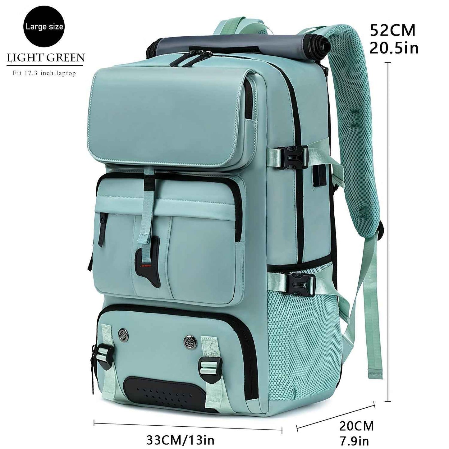 One Large Capacity Laptop Backpack, Designed for Both Men And Women, Featuring a Multifunctional Travel Design with a Compartment for Shoes, Ideal for Business Trips, Travel, College, Holiday Travel, Party Gifts, School Use