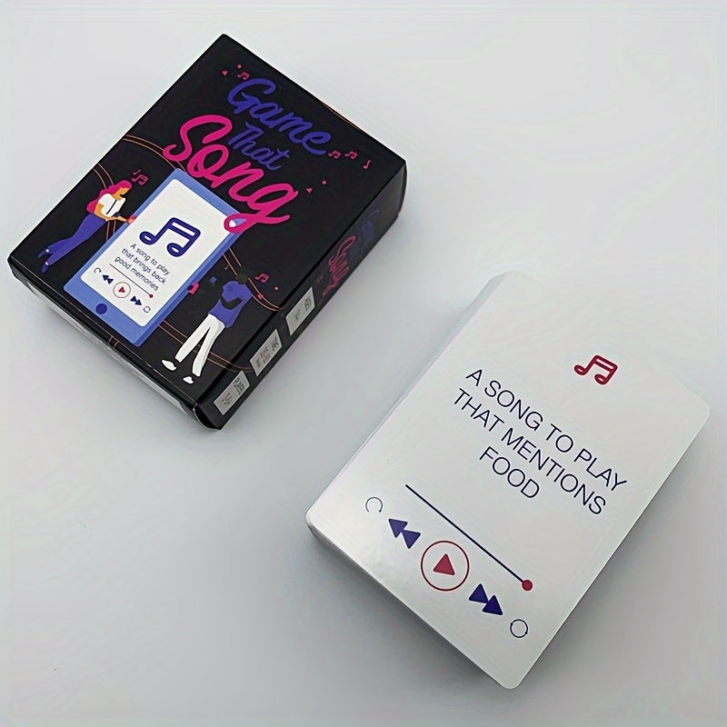 Music Memory Party Card Game - Fun Song Guessing Game for Teens and Adults, Paper Cards, for Ages 14+ - Engaging Group Activity for Music Enthusiasts SS69