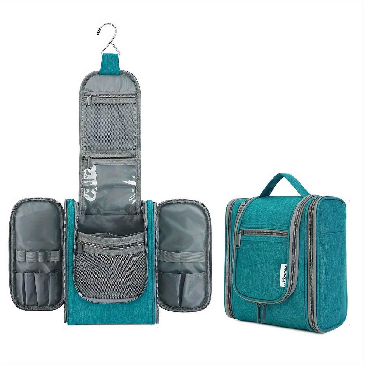 Travel Bag for Toiletries Cosmetic Bags for Women Hanging Toiletry Bag Multi-compartment Makeup Bag Organizer Bag for Essentials Accessories Makeup Bag for Cruise Essential Items Christmas Gift