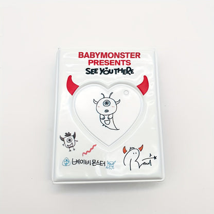 BABYMONSTER K-Pop Photocard Album - Faux Leather, Rectangular Storage for Rami, Ahyeon, Rora, Asa, Rukka, Chiquita, Pharita & More SS69 9.69 7