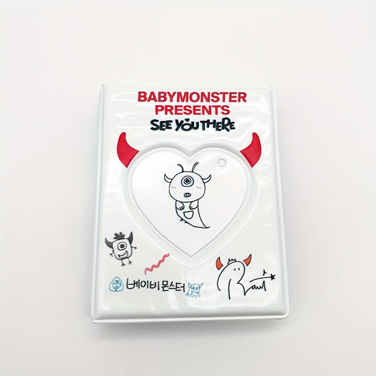 BABYMONSTER K-Pop Photocard Album - Faux Leather, Rectangular Storage for Rami, Ahyeon, Rora, Asa, Rukka, Chiquita, Pharita & More SS69 9.69 7