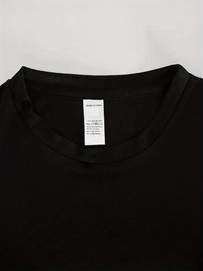 "Squid Dance" 2D Print Trendy And Unique Boys' T-Shirt, Casual Short-Sleeve Lucky And Comfortable Summer Outdoor Top. SS69