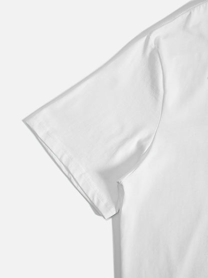 "White Women's Cotton T - Shirt: Popeye and Sweetheart Illustration" SS69