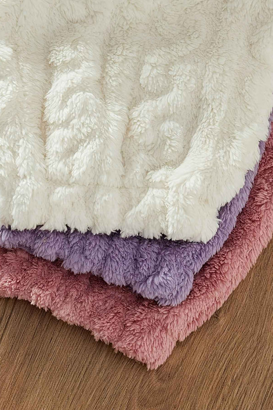 Plus Size Three-Pack Autumn/Winter Plush Jacquard Women's Loose Casual Lounge Pants