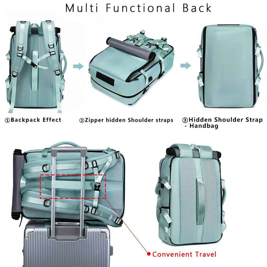 One Large Capacity Laptop Backpack, Designed for Both Men And Women, Featuring a Multifunctional Travel Design with a Compartment for Shoes, Ideal for Business Trips, Travel, College, Holiday Travel, Party Gifts, School Use
