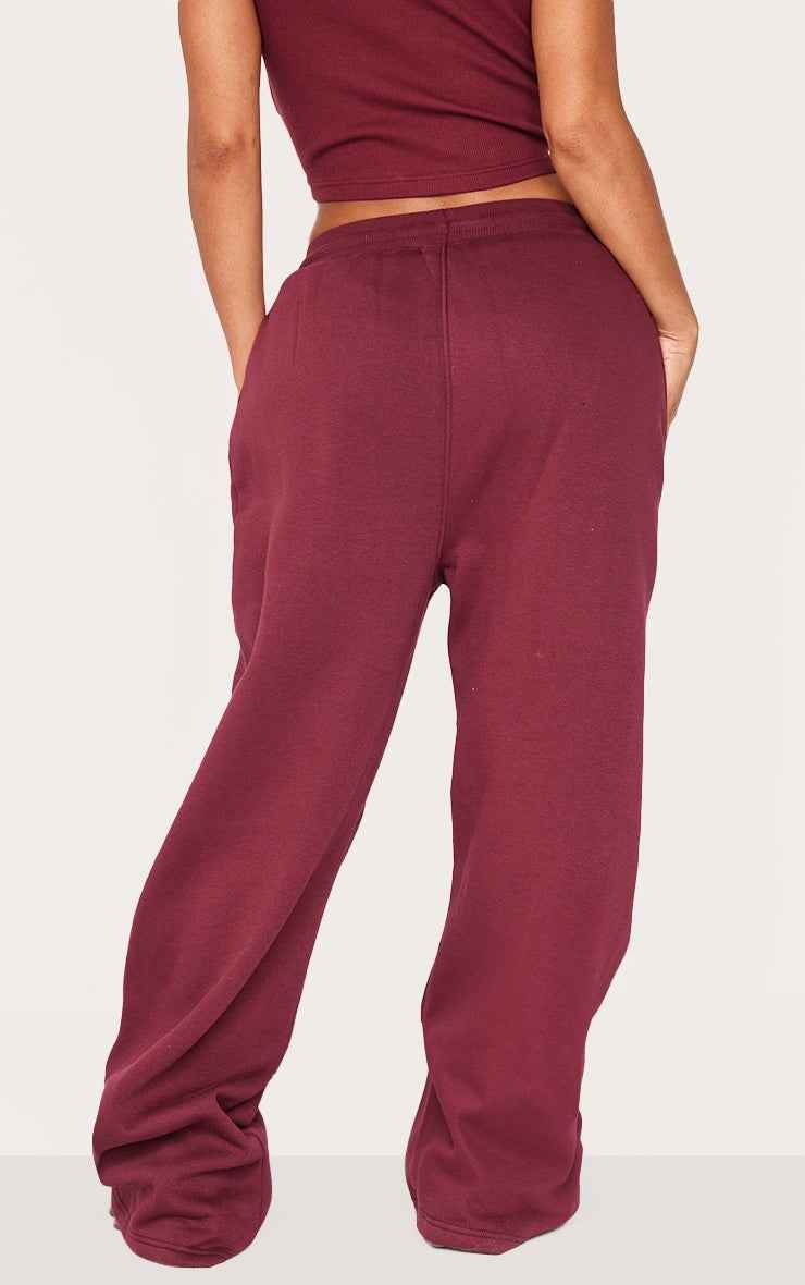 Shape Grey Marl Binded High Waist Wide Leg Joggers