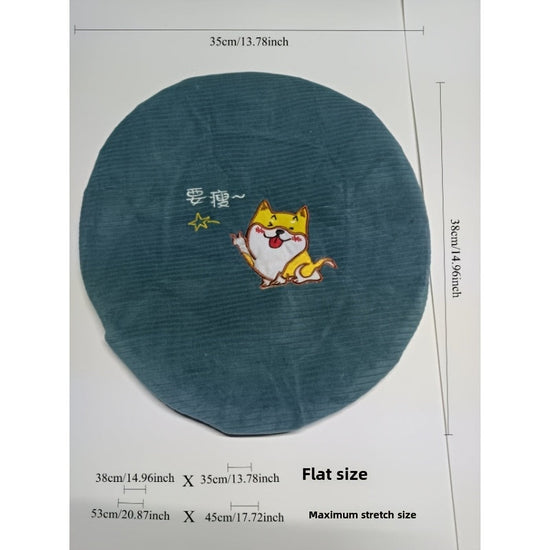 2pcs/3pcs Winter-Themed Toilet Seat Cover Set, Soft Plush Padded Covers, with Embroidered Cartoon Design, Easy to Clean, Portable, with Zipper Closure for All Seasons SS69