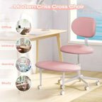 Ergonomic Cross Legged Office Chair | 360° Swivel, Adjustable Height, Lumbar Support, Velvet and PU Leather Black, Stainless Steel Frame, Memory Foam, Perfect Christmas Gift for Fidgety Sitters and Yoga Lover.