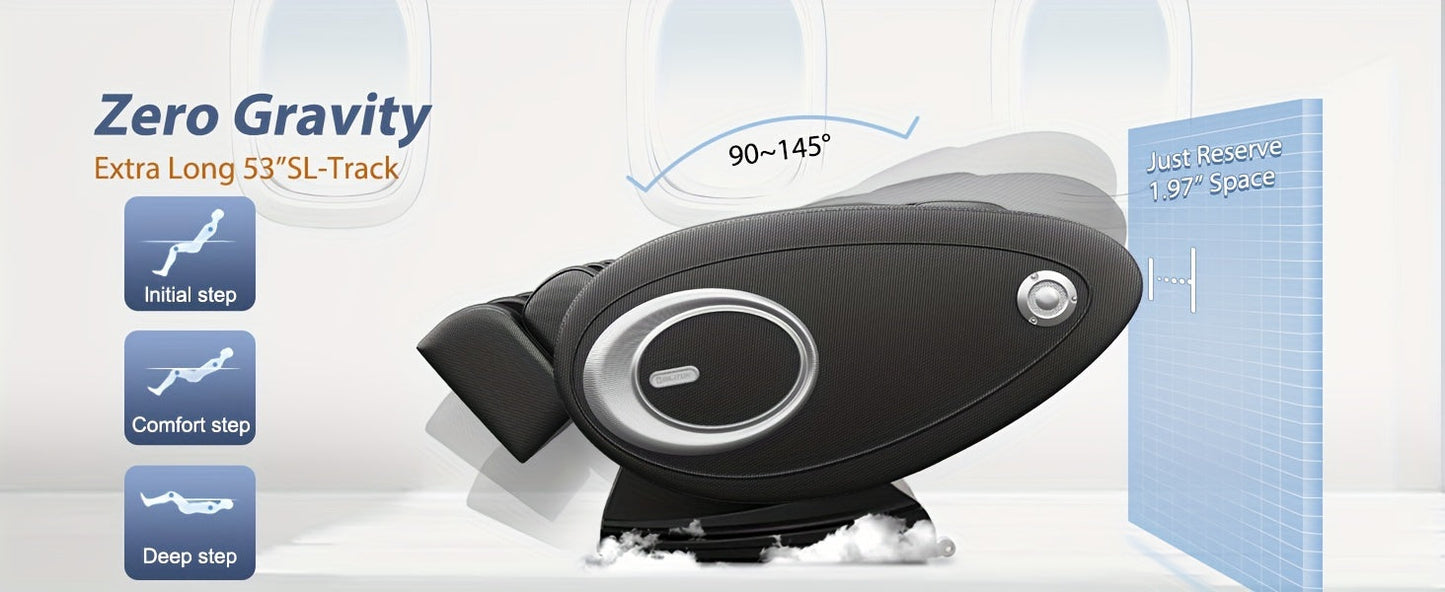 Massage Chair Recliner, Massage Chair Zero Gravity Full Body With Heating, Airbags, Foot Roller, Touch Screen, Ideal For My Older Placed, Easy To Use At Home And In The Office SS69