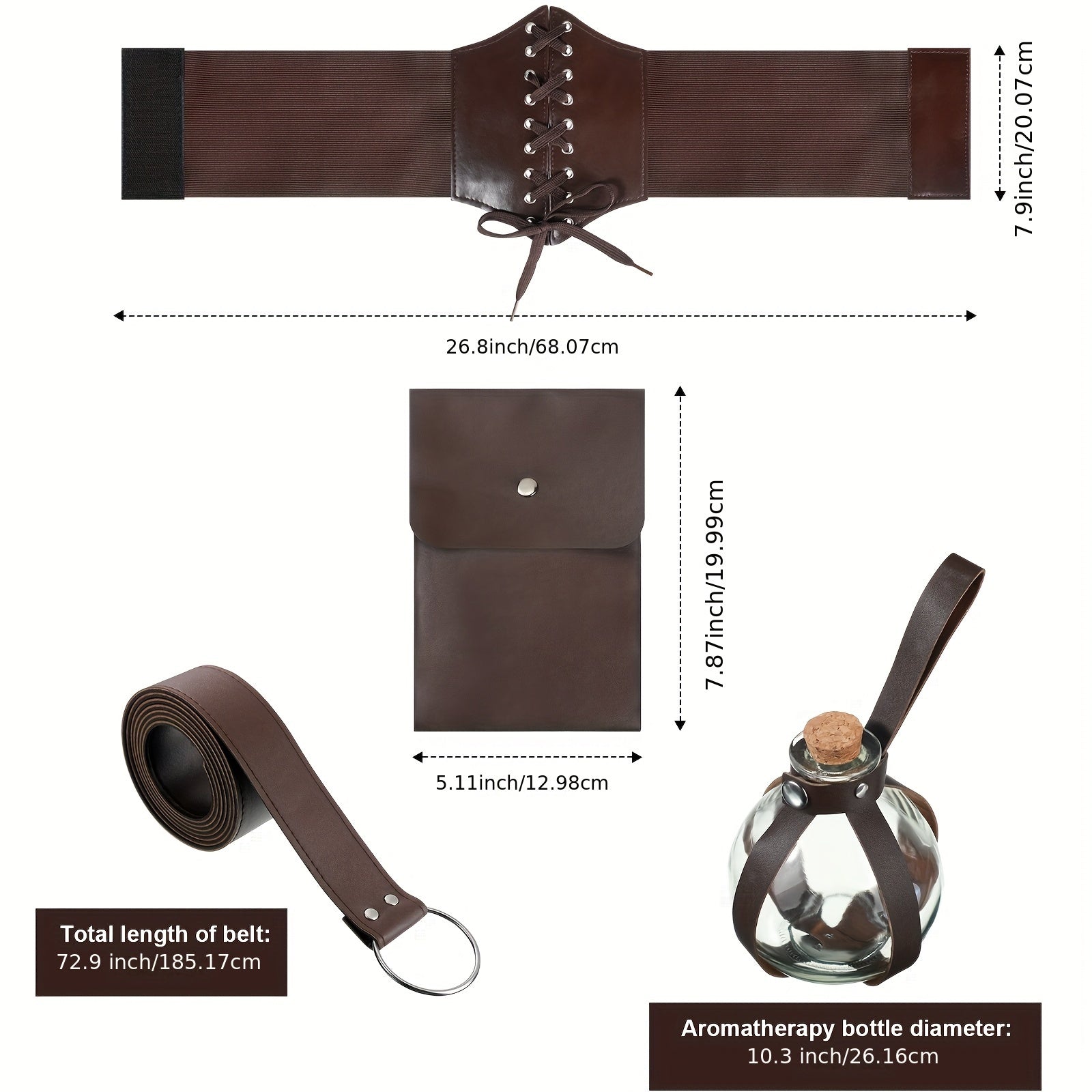 Women's Medieval Renaissance Costume - Green, X-Large, Includes Blouse, Skirt, Pouch, Corset Belt for Halloween SS69