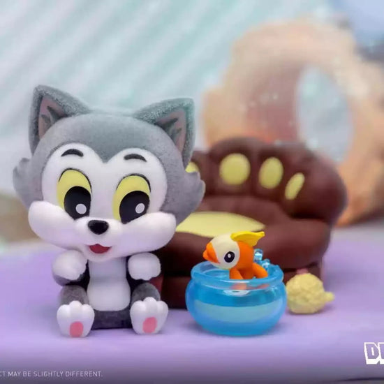 Disney Cat Party Cosbi Blind Box Cute Marie Cat Lucifer Fluffy Q - Version Anime Figure Collection Model Decor Toy Christmas Gifts - SS69