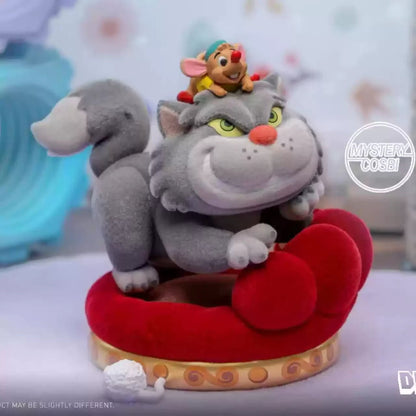 Disney Cat Party Cosbi Blind Box Cute Marie Cat Lucifer Fluffy Q - Version Anime Figure Collection Model Decor Toy Christmas Gifts - SS69