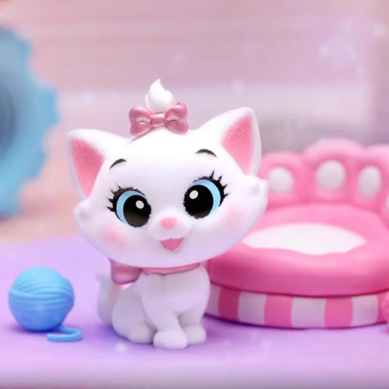 Disney Cat Party Cosbi Blind Box Cute Marie Cat Lucifer Fluffy Q - Version Anime Figure Collection Model Decor Toy Christmas Gifts - SS69