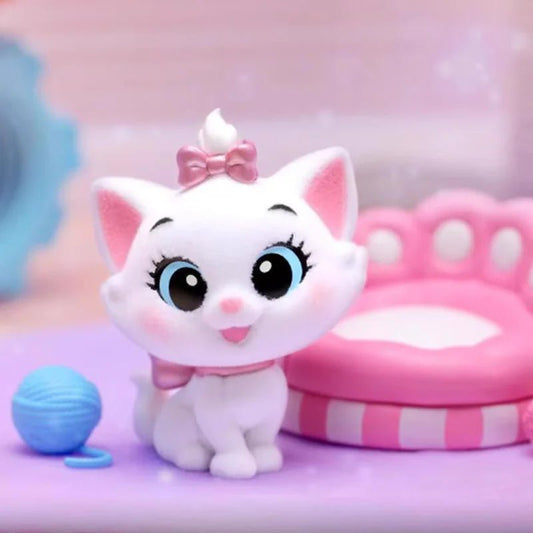 Disney Cat Party Cosbi Blind Box Cute Marie Cat Lucifer Fluffy Q - Version Anime Figure Collection Model Decor Toy Christmas Gifts - SS69