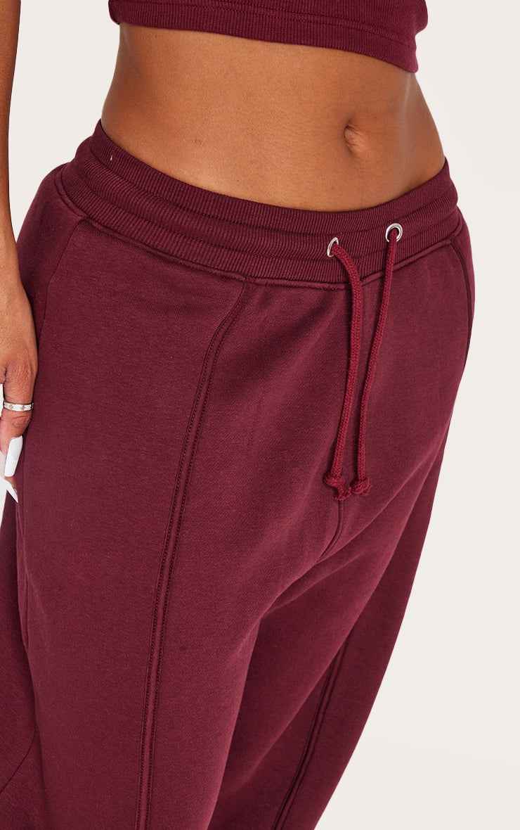 Shape Grey Marl Binded High Waist Wide Leg Joggers