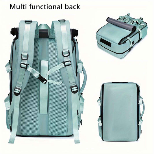 One Large Capacity Laptop Backpack, Designed for Both Men And Women, Featuring a Multifunctional Travel Design with a Compartment for Shoes, Ideal for Business Trips, Travel, College, Holiday Travel, Party Gifts, School Use