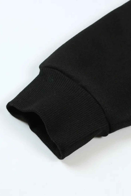 Plus Size - Plus Size - Plus Size, Women'S Plus-Size Hoodie - Black with Coffee Cup Graphic - Cozy Fall/Winter Pullover Sweatshirt - Casual Everyday & Lounge Wear - Cute Animal Print Hooded Sweater for Women, Fall Fashion, Pl