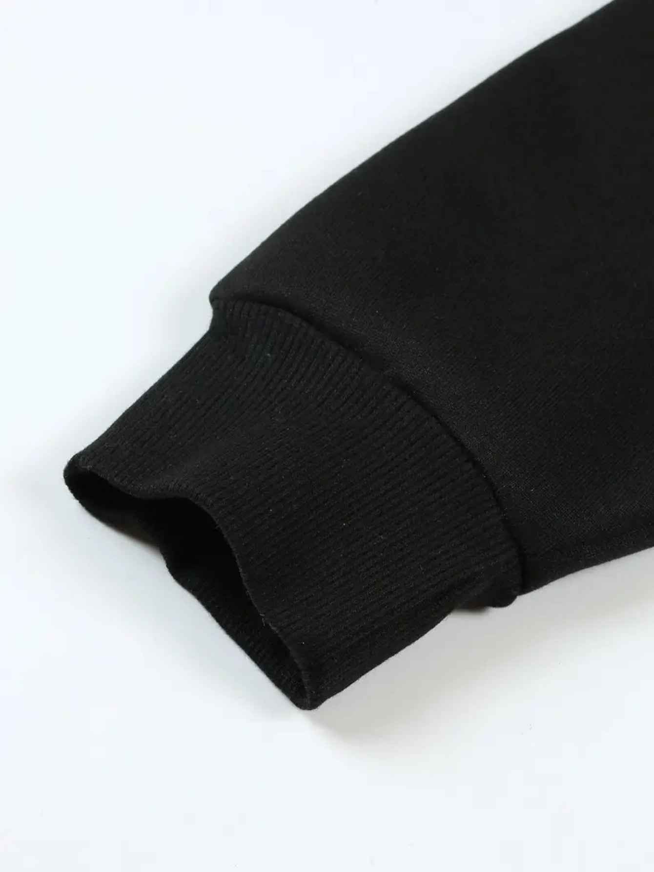 Plus Size - Plus Size - Plus Size, Women'S Plus-Size Hoodie - Black with Coffee Cup Graphic - Cozy Fall/Winter Pullover Sweatshirt - Casual Everyday & Lounge Wear - Cute Animal Print Hooded Sweater for Women, Fall Fashion, Pl