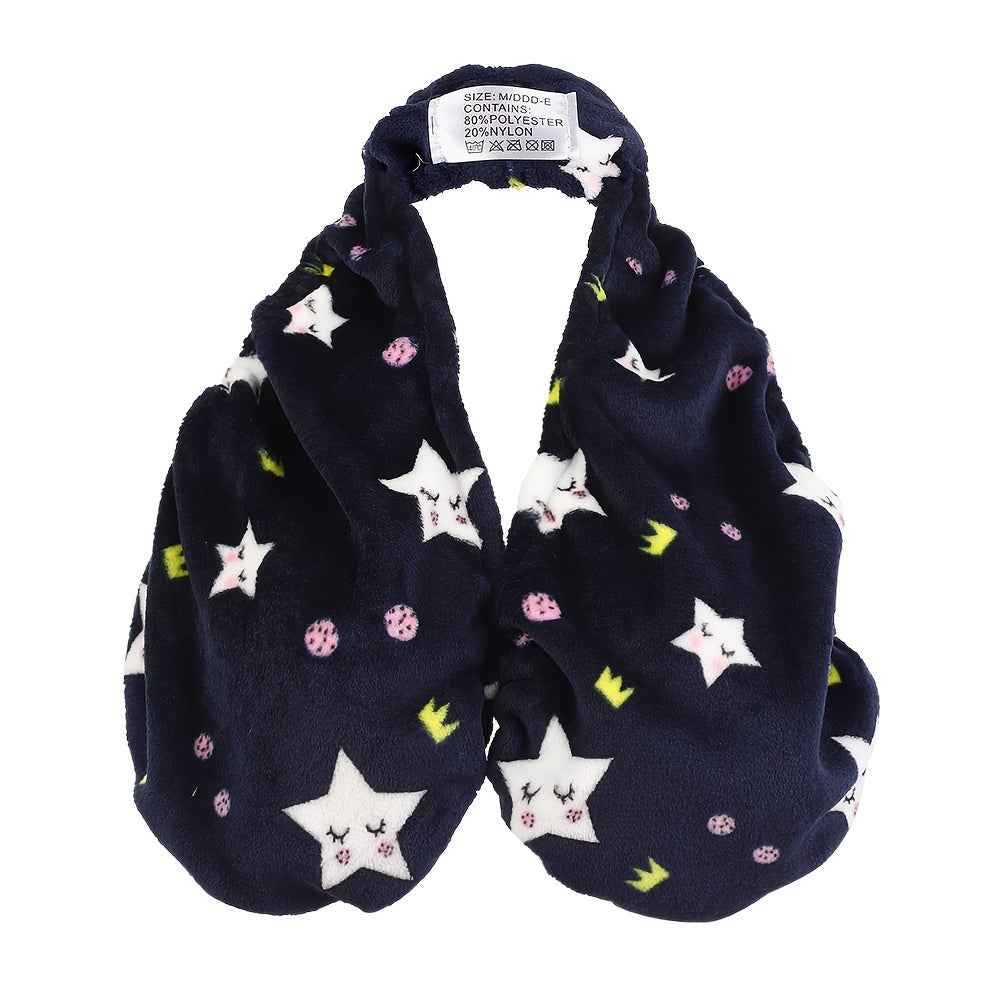 Convenient Absorbent Breathable Towel Bra Suitable for Beach, Sports, Indoor Daily Wear, Towel Hanging Neck, Chest Wrapping, Strapless Support, Double-sided Plush Super Soft And Warm, Suitable for Beautiful Women, A Small Gif