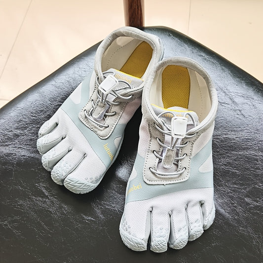 FiveFingers Split Toe Shoes - Unisex - Lightweight Breathable Mesh - with Thick Non-Slip Rubber Sole - for Yoga, Training & Water Sports (35-40 Size Up Recommended) - Casual Low-Top Sneakers