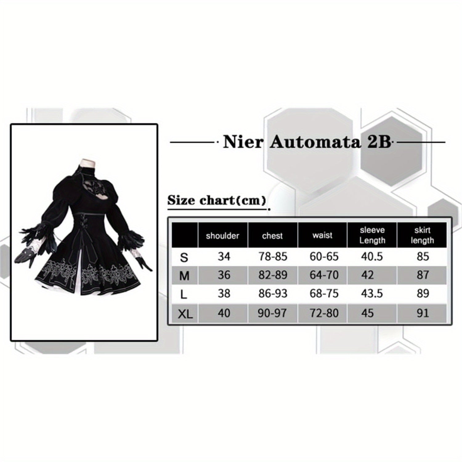 8pcs Black Gothic Sexy Halloween Outfits for Women polyester Size S-XXL for Halloween Easter Thanksgiving Christmas SS69