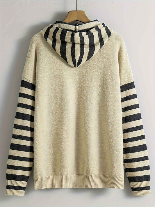 [Cute Sweater] Cute Dachshund Dog Plus Size Women's Casual Round Neck Long Sleeve Sweater | 3D Digital Print, Navy Blue, Cozy Fall Winter Top, Dog Sweater, Winter Comfort Clothing, Texture