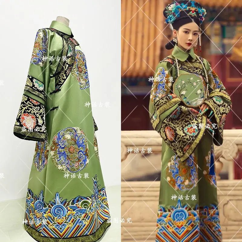 Emperor of Qing Dynasty Sacrificial Costume Clothing Empress Museum Gege Photo Petite Flag Antique Ancient Style - SS69