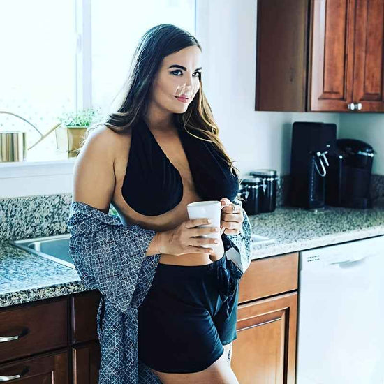 Convenient Absorbent Breathable Towel Bra Suitable for Beach, Sports, Indoor Daily Wear, Towel Hanging Neck, Chest Wrapping, Strapless Support, Double-sided Plush Super Soft And Warm, Suitable for Beautiful Women, A Small Gif