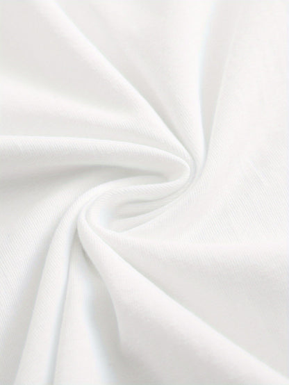 Women'S White Anime Gothic T-Shirt - Cute Kawaii Anime Characters & "Magic Reality" Print with Japanese Text, Soft Breathable Round Neck Short Sleeve Casual Summer Top for Daily Wear & Themed Parties, Comfortable Material, Re SS69