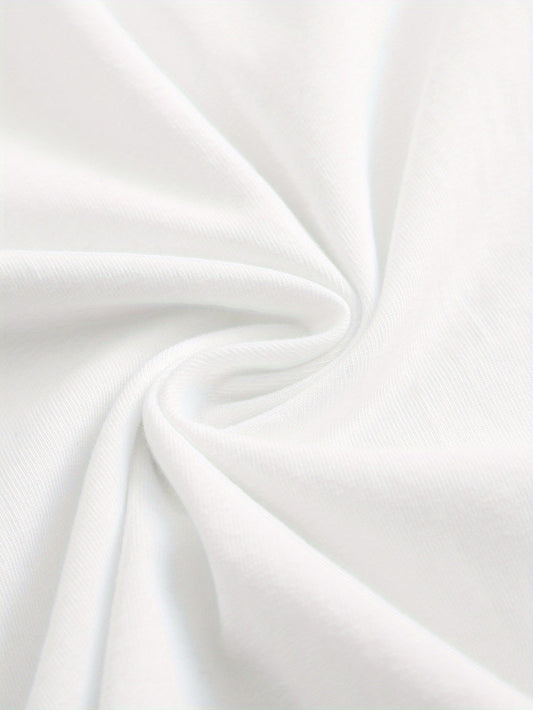 Women'S White Anime Gothic T-Shirt - Cute Kawaii Anime Characters & "Magic Reality" Print with Japanese Text, Soft Breathable Round Neck Short Sleeve Casual Summer Top for Daily Wear & Themed Parties, Comfortable Material, Re SS69