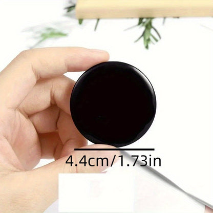 [Durable Build] Stylish 'Artists Against AI' Brooch Pin - Black & Red Prohibitory Symbol Design with White Text - Perfect for Clothing, Hats, Backpacks - Unique Fashion Accessory for Friends, Classmates, and Colleagues - Thou SS69