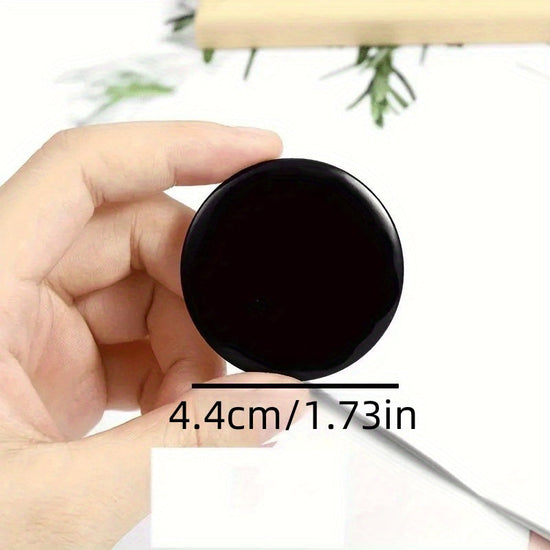 [Durable Build] Stylish 'Artists Against AI' Brooch Pin - Black & Red Prohibitory Symbol Design with White Text - Perfect for Clothing, Hats, Backpacks - Unique Fashion Accessory for Friends, Classmates, and Colleagues - Thou SS69