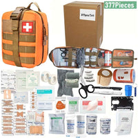 377pcs Survival Kit, Outdoor, Adventure Travel, Home, Camping, Sports, Office, Car, School First Aid Equipment Tools, Men'S Gift, Women'S Gift