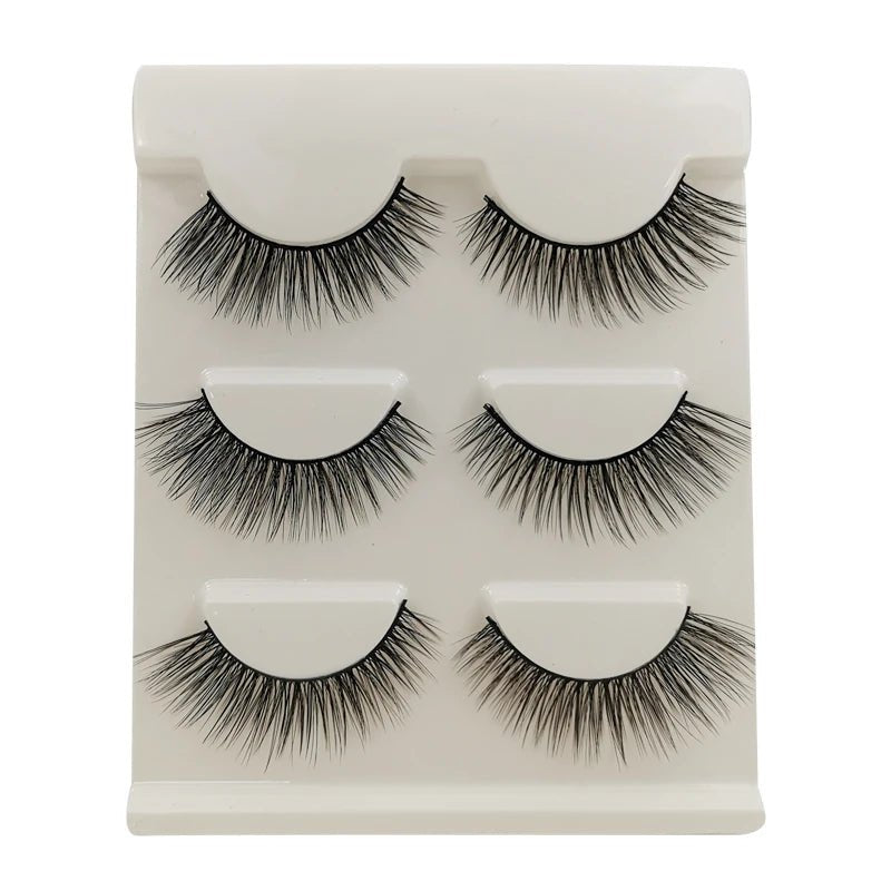 False Eyelashes 3/10 Pairs Natural Long Mink Lashes Strip Dramatic Fake Lashes Full Eye yelash Extension Makeup Faux Cils Tool - SS69