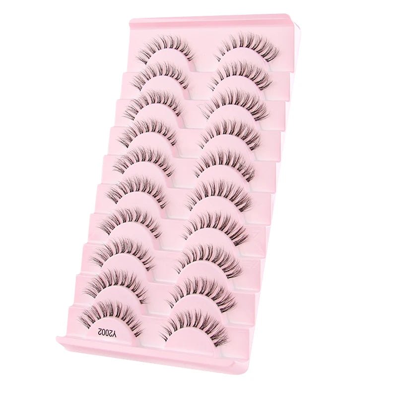False Eyelashes 3/10 Pairs Natural Long Mink Lashes Strip Dramatic Fake Lashes Full Eye yelash Extension Makeup Faux Cils Tool - SS69
