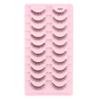 False Eyelashes 3/10 Pairs Natural Long Mink Lashes Strip Dramatic Fake Lashes Full Eye yelash Extension Makeup Faux Cils Tool - SS69