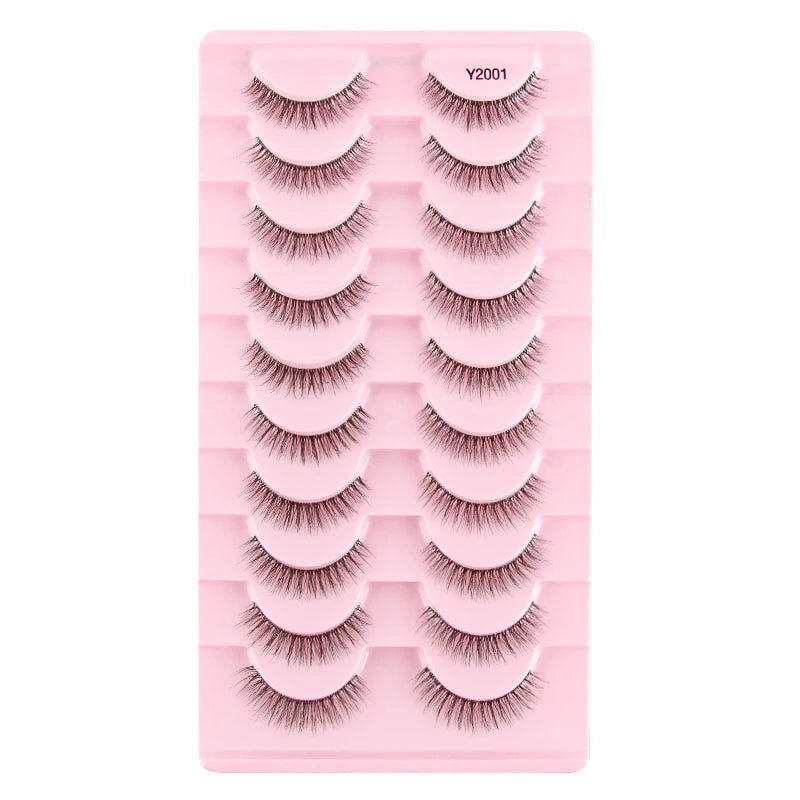 False Eyelashes 3/10 Pairs Natural Long Mink Lashes Strip Dramatic Fake Lashes Full Eye yelash Extension Makeup Faux Cils Tool - SS69