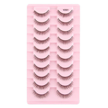 False Eyelashes 3/10 Pairs Natural Long Mink Lashes Strip Dramatic Fake Lashes Full Eye yelash Extension Makeup Faux Cils Tool - SS69