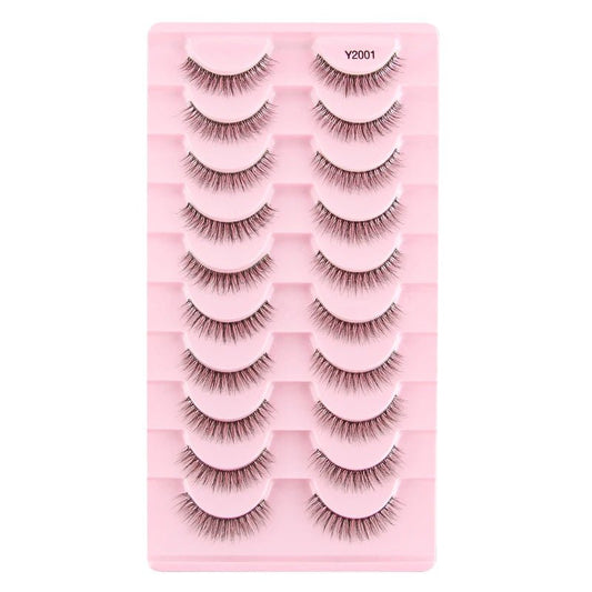 False Eyelashes 3/10 Pairs Natural Long Mink Lashes Strip Dramatic Fake Lashes Full Eye yelash Extension Makeup Faux Cils Tool - SS69
