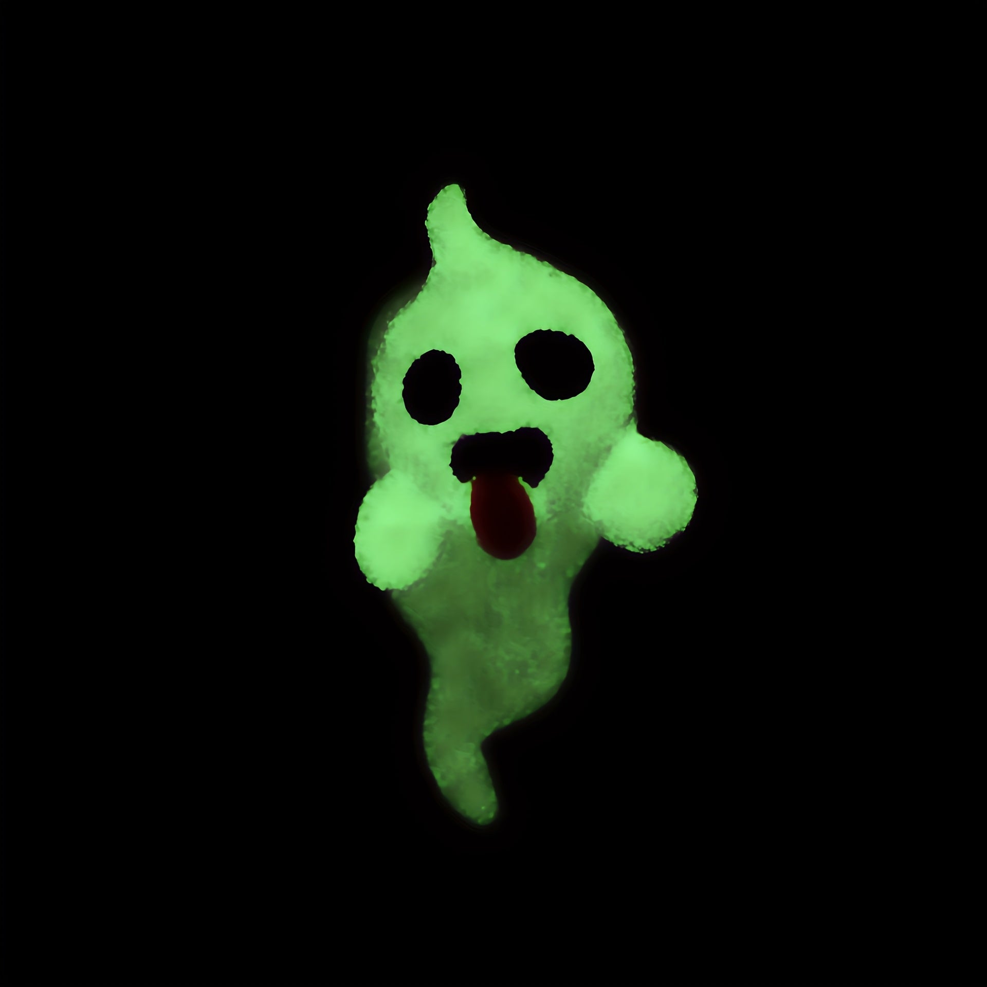 1 Pair Glow-in-the-Dark Halloween Little Ghost Earrings - Cute & Quirky Teenager'S Accessories with Playful Designs, White Alloy, Perfect for Parties & Halloween Celebrations, Halloween Accessories, For Teenager SS69