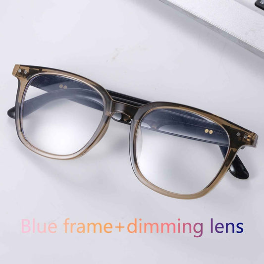 Smart Audio Glasses, New Smart Glasses with Automatic Dimming Lenses, Built-in Microphone and Speaker, High-Definition Voice Calling and Hifi Music Quality, Automatically Turning Into Fashion Glasses in Sunlight, Suitable for