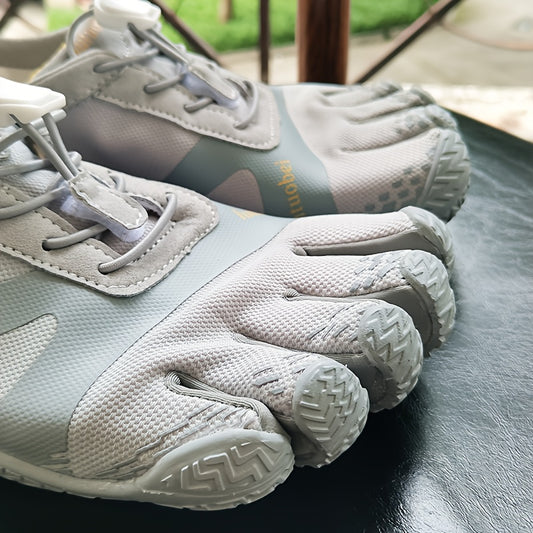 FiveFingers Split Toe Shoes - Unisex - Lightweight Breathable Mesh - with Thick Non-Slip Rubber Sole - for Yoga, Training & Water Sports (35-40 Size Up Recommended) - Casual Low-Top Sneakers