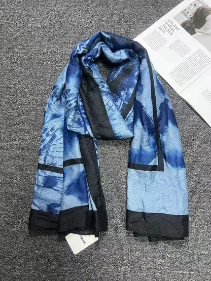 Foreign Trade Original Order Spanish Fashion New Product Knitted Embroidery Printed Outdoor Beach Sunshade Women's Scarf - SS69