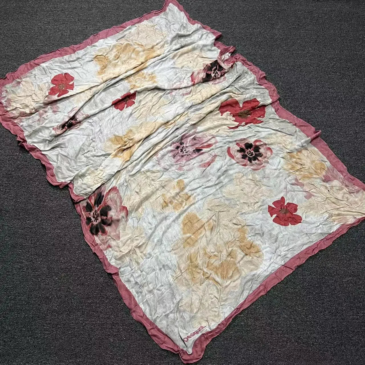 Foreign Trade Original Order Spanish Fashion New Product Knitted Embroidery Printed Outdoor Beach Sunshade Women's Scarf - SS69