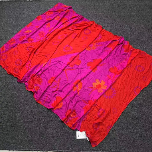 Foreign Trade Original Order Spanish Fashion New Product Knitted Embroidery Printed Outdoor Beach Sunshade Women's Scarf - SS69