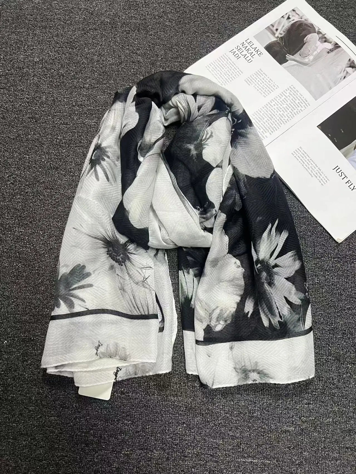 Foreign Trade Original Order Spanish Fashion New Product Knitted Embroidery Printed Outdoor Beach Sunshade Women's Scarf - SS69