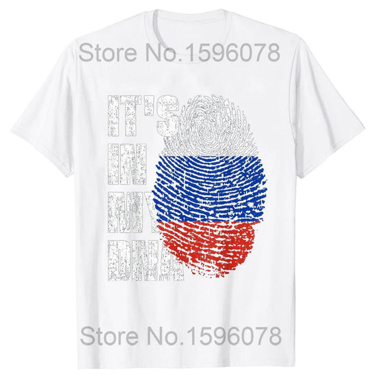 Funny Russia Russian Girl Woman Flag T Shirts Summer Style Graphic Cotton Streetwear Short Sleeve Birthday Gifts T-shirt - SS69